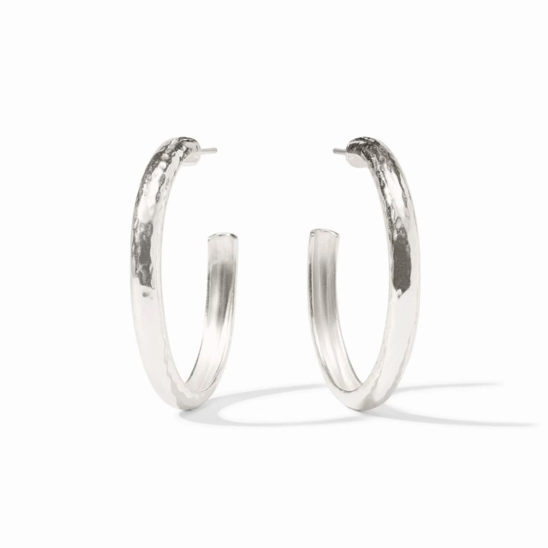 Silver Havana Hoop Large