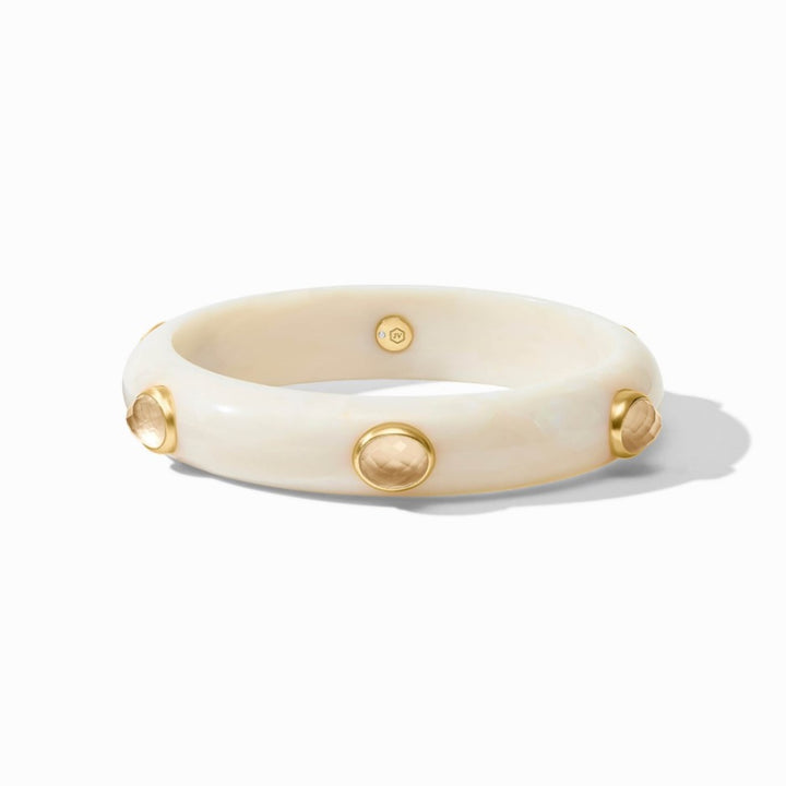 Iridescent Champagne Carnaby Stone Bangle