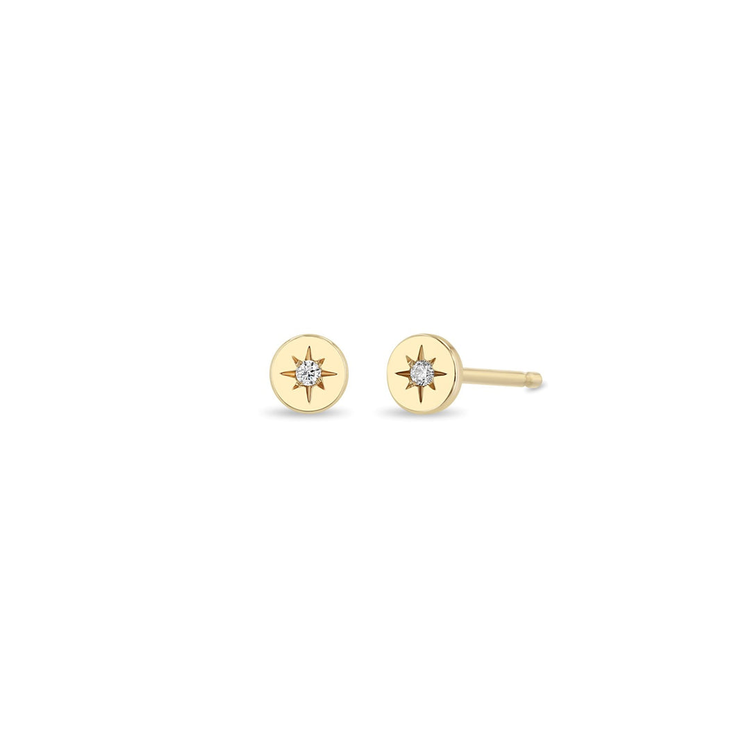 Itty Bitty Circle Stud Earrings