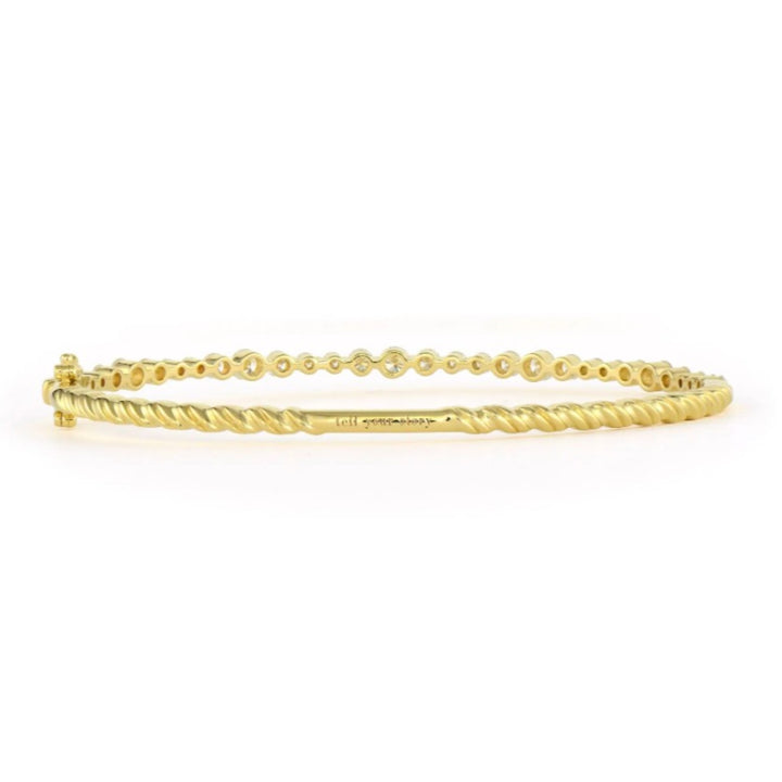 Continuous Diamond Bangle - 6.5"