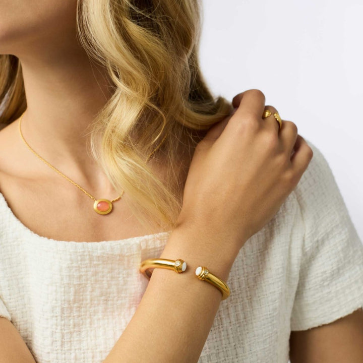 White Jade Portofino Demi Cuff