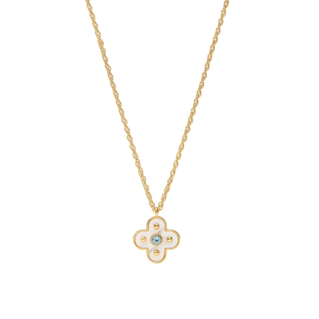 Chalcedony Blue Colette Delicate Necklace
