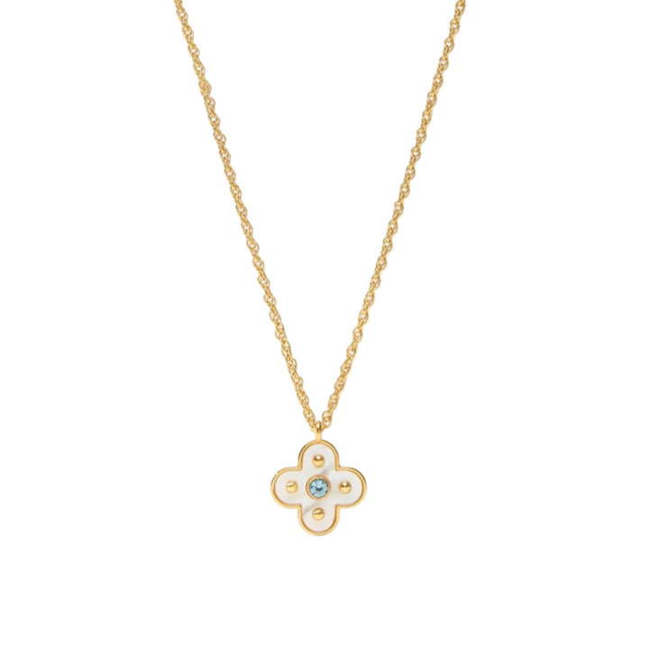 Chalcedony Blue Colette Delicate Necklace