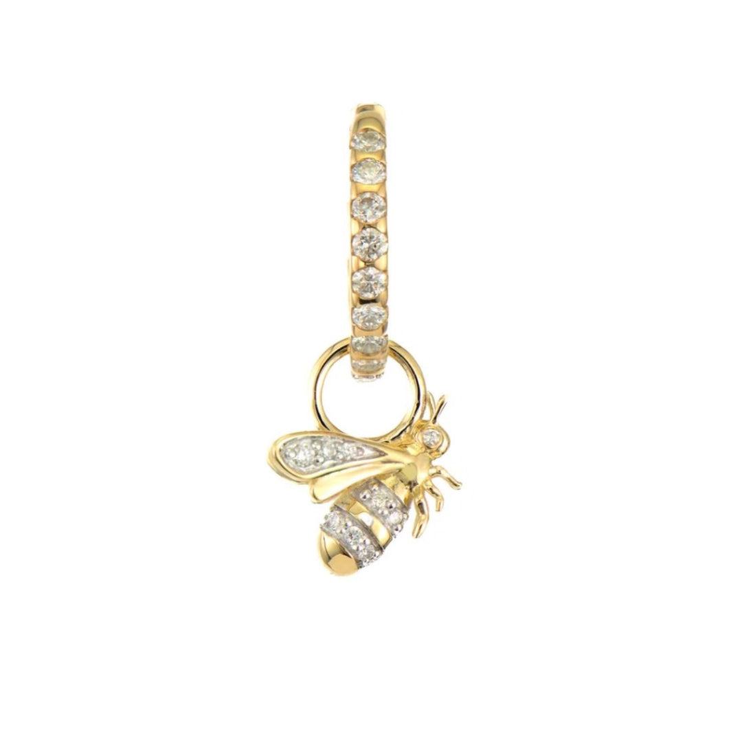 Tiny Bumble Bee Charm - Single