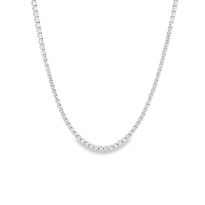 White Gold Diamond Tennis Necklace