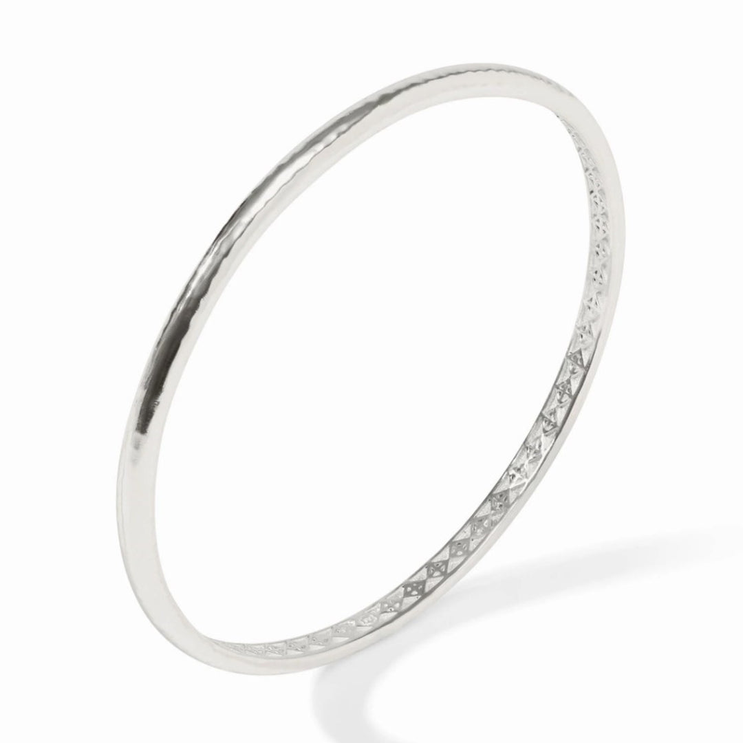 Silver Havana Demi Bangle - Medium
