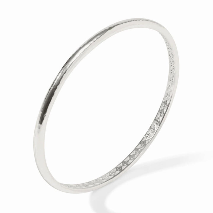 Silver Havana Demi Bangle - Medium