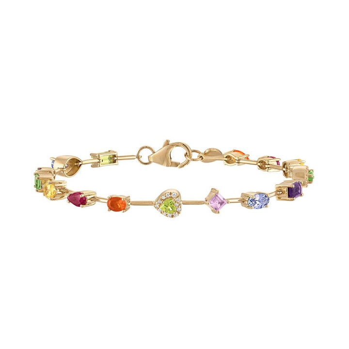 14K Yellow Gold Mini Rock Candy Bracelet