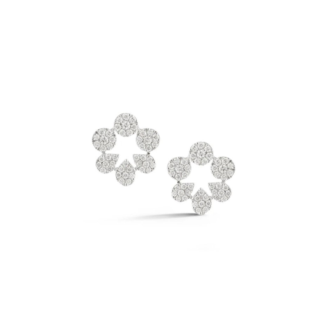 Taylor Beth Diamond Cut Out Studs