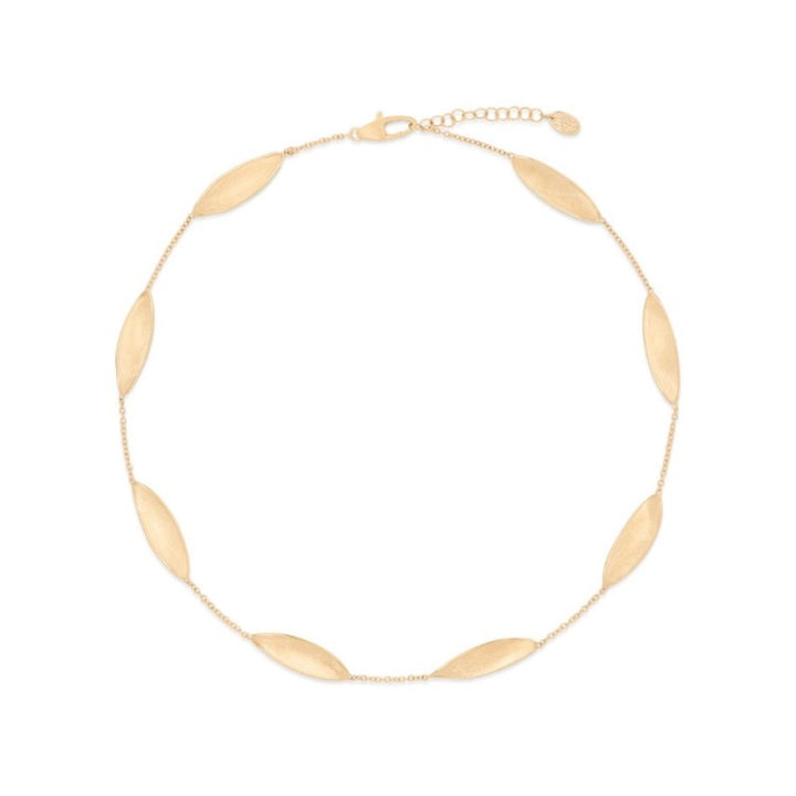 18K Lunaria Twist Necklace - 16.5"