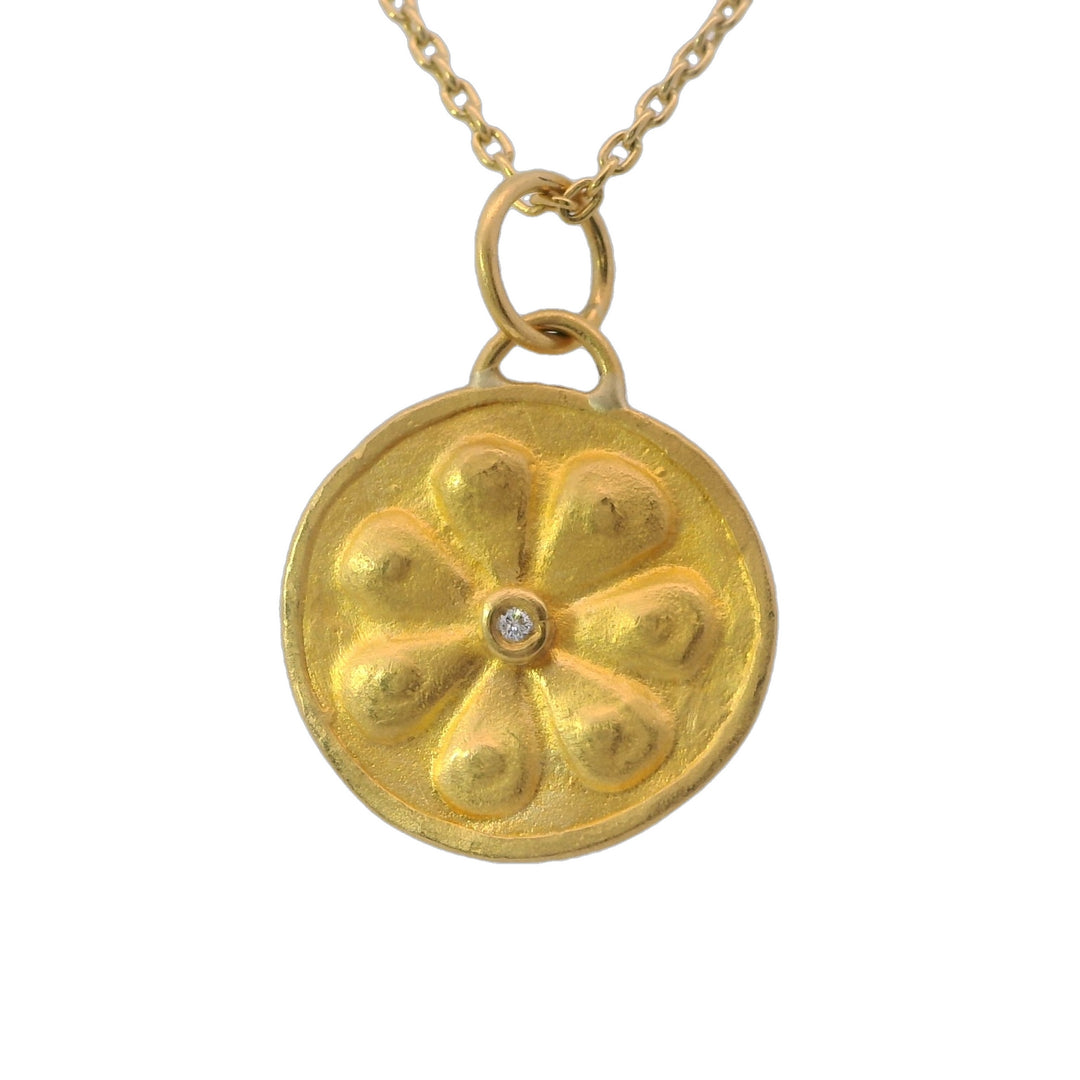 Byzantine Flower Pendant
