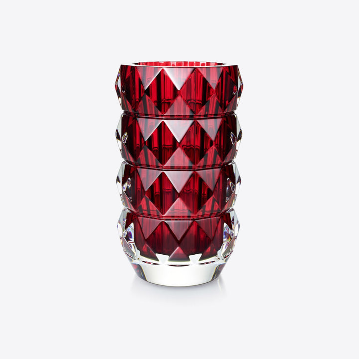 Round Luxour Red Vase