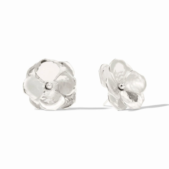 Silver Bloom Statement Stud