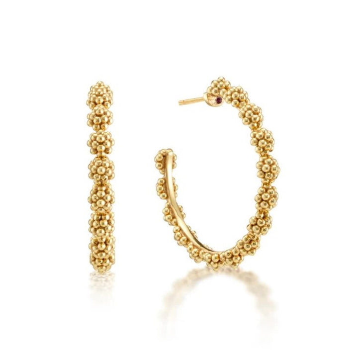 Berry Icon Medium Hoop Earrings