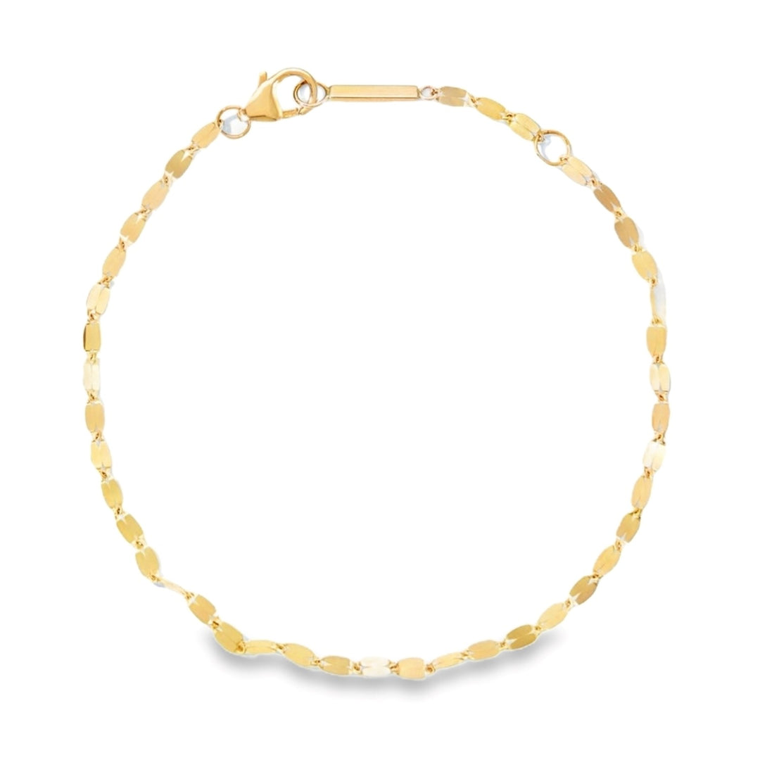14K Nude Chain Bracelet