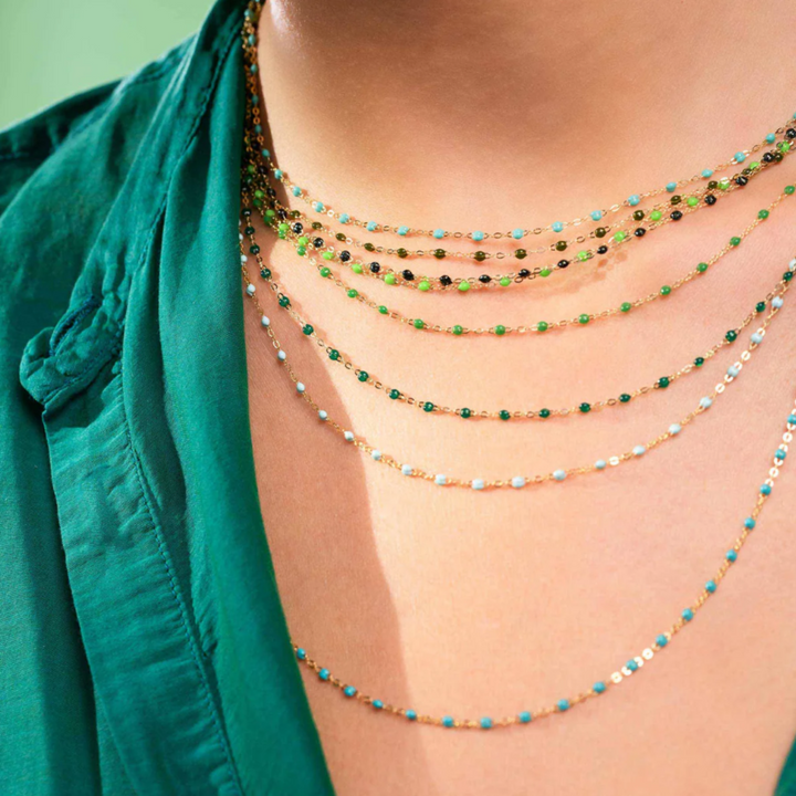Classic Gigi Emerald Necklace - 16.5"