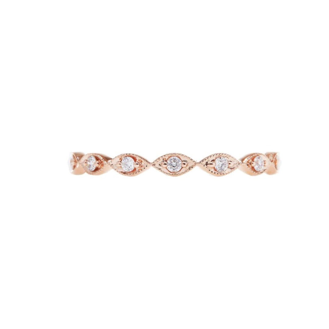 18K Rose Gold Eleanor Diamond Ring