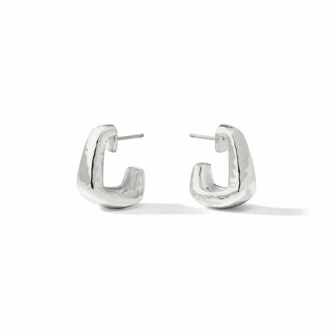 Small Silver Sahara Hoops