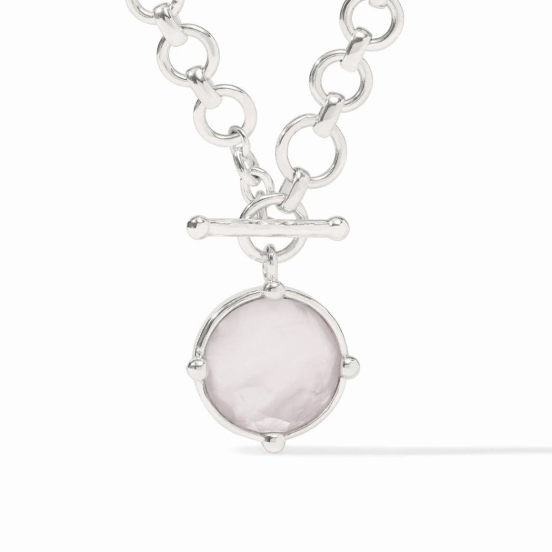 Iridescent Clear Crystal Honeybee Demi Necklace