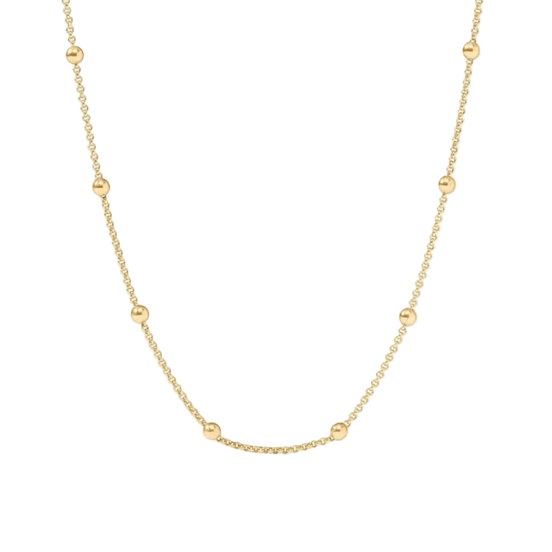 Solara Delicate Station Necklace 24"
