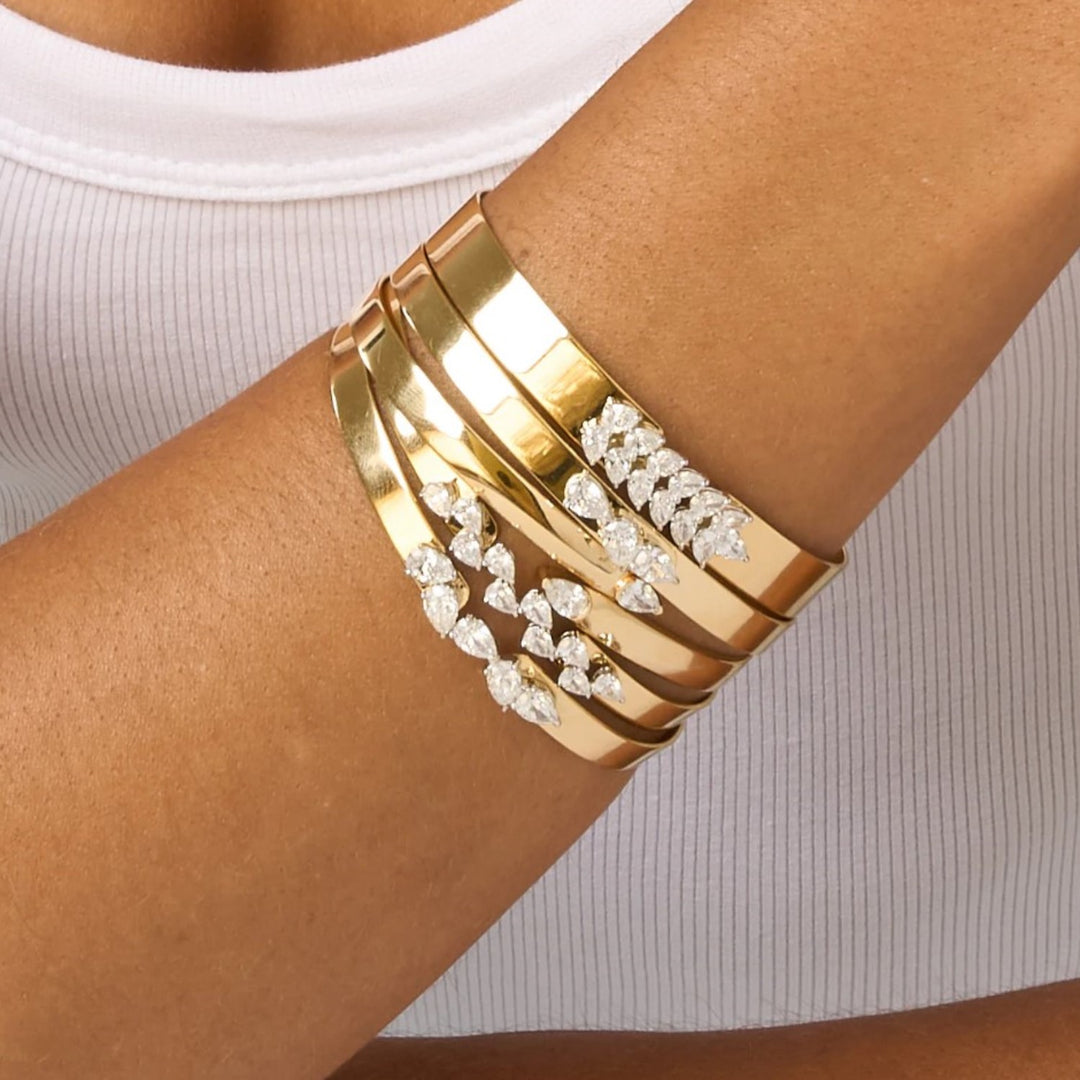 Angled Pear Love Always Bracelet