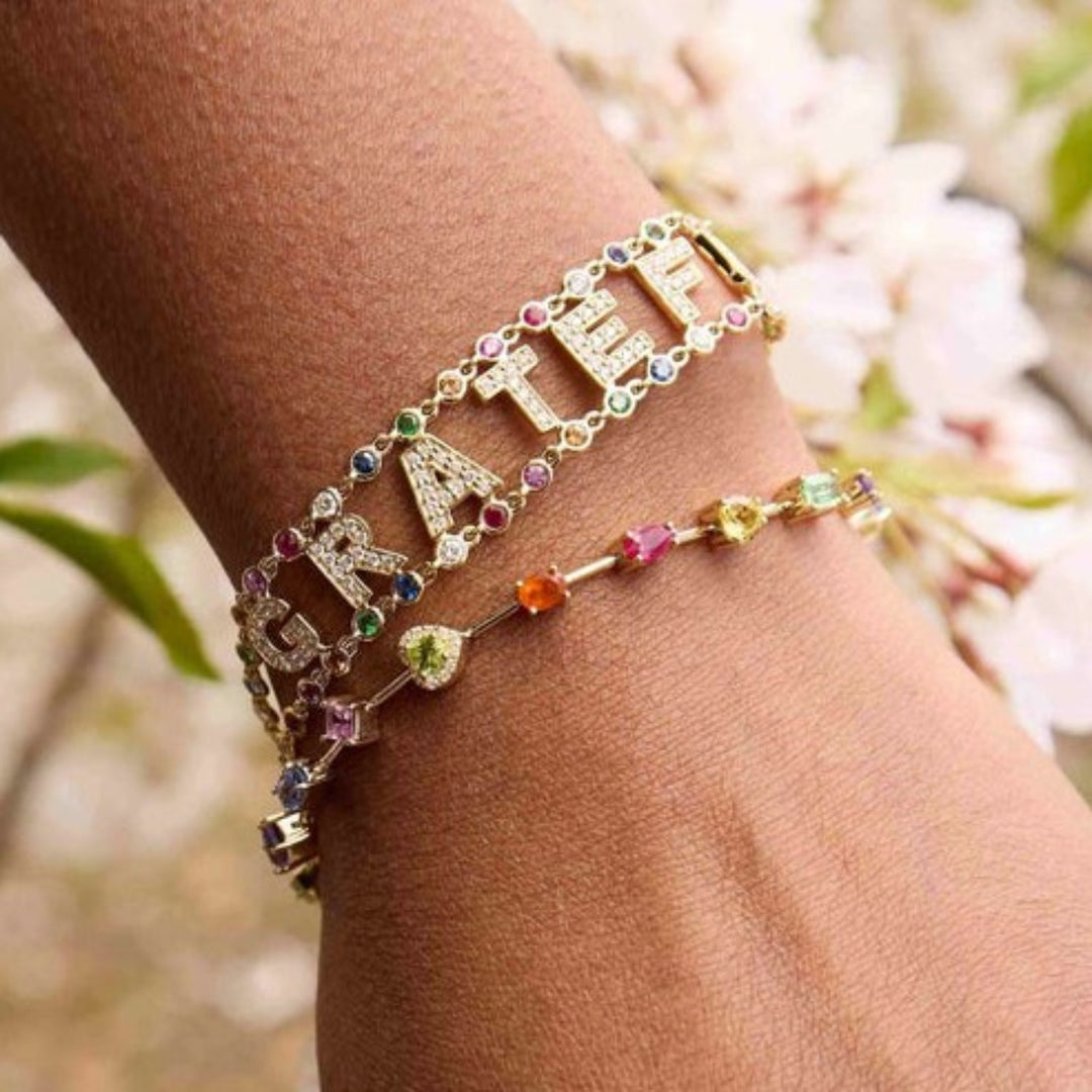 14K Yellow Gold Mini Rock Candy Bracelet