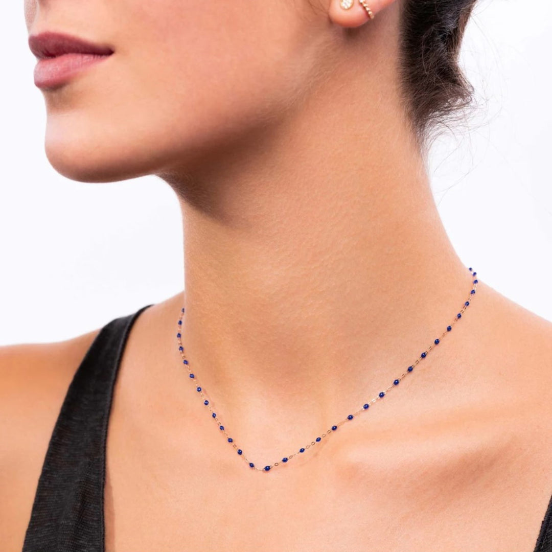 Classic Gigi Lapis Necklace - 16.5"