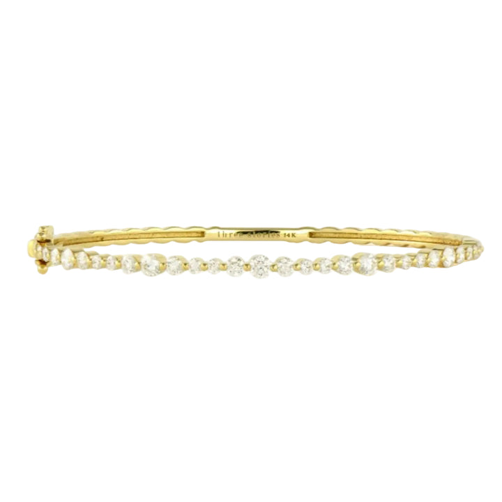 Continuous Diamond Bangle - 6.5"