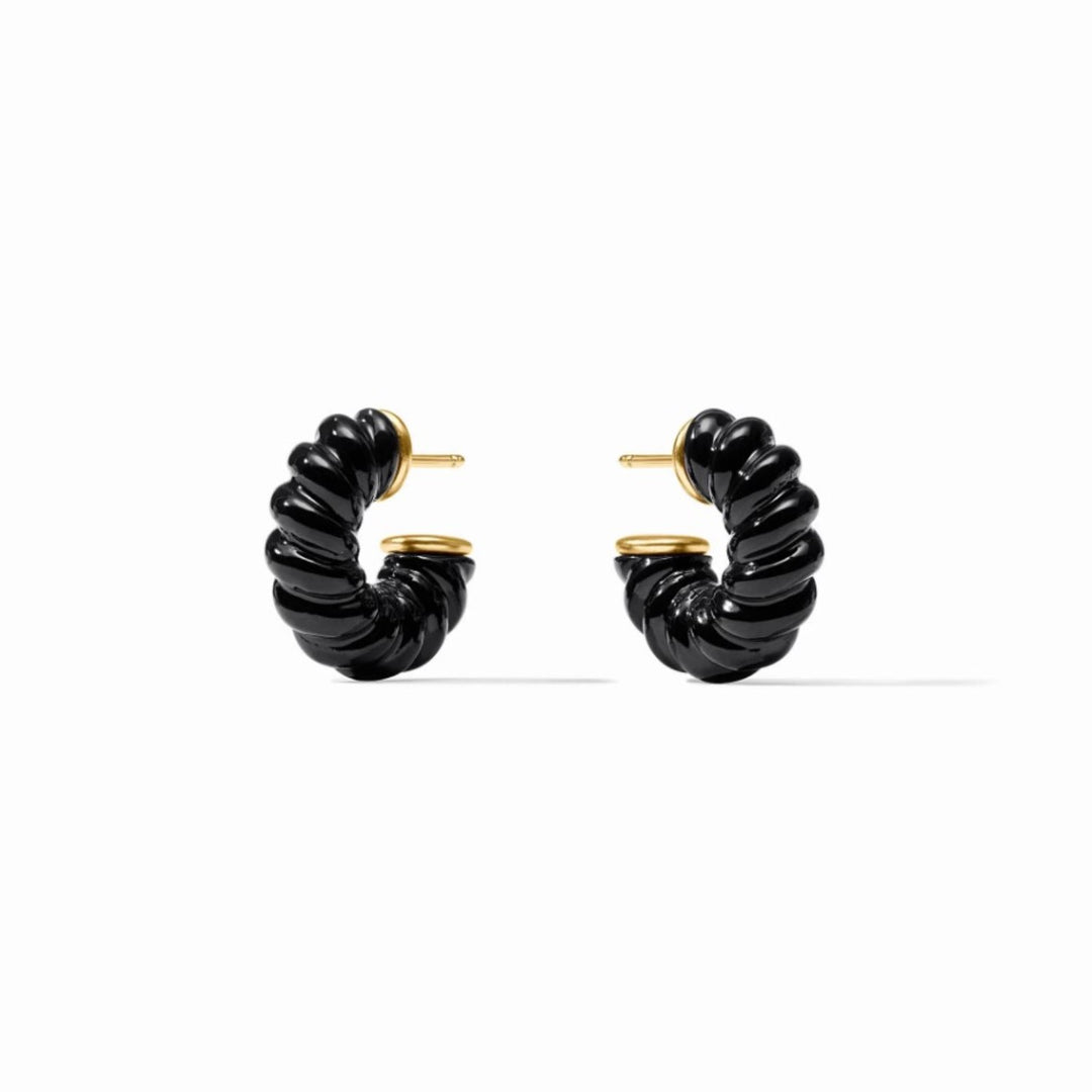 Ravello Hoop In Obsidian Black - Medium