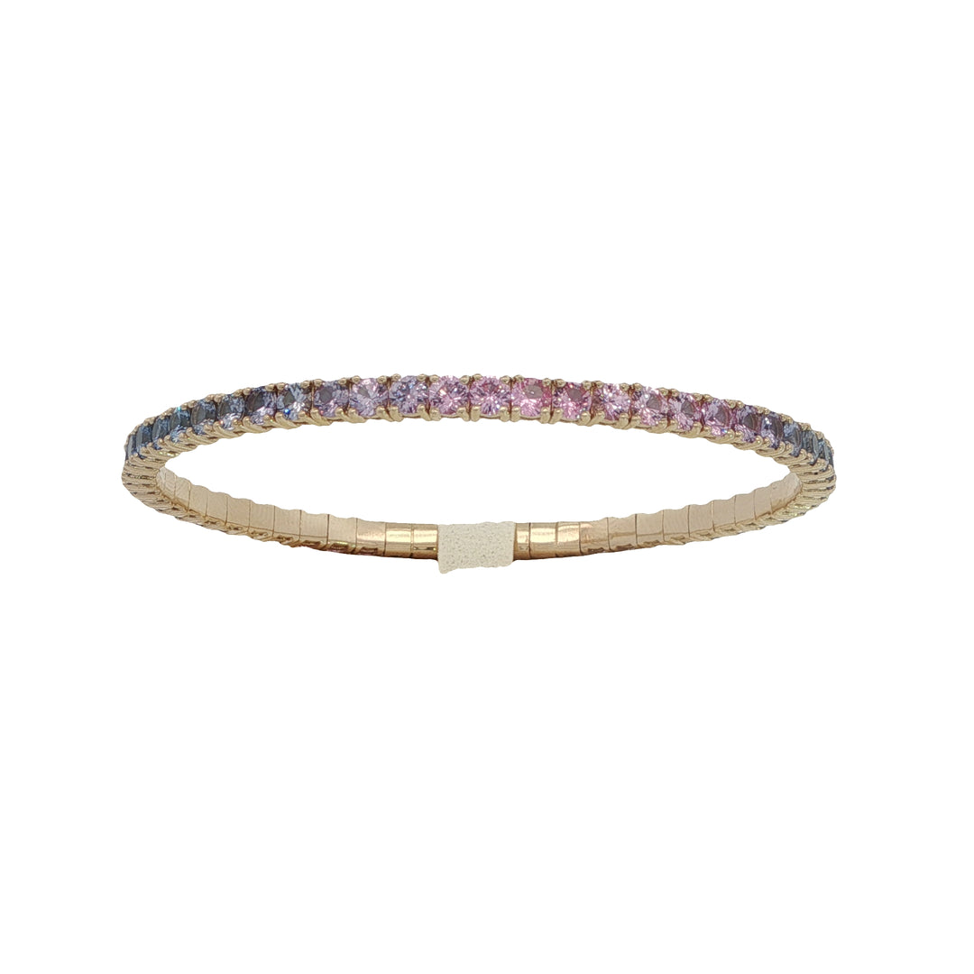 14K Gold Flexy Ombre Bracelet