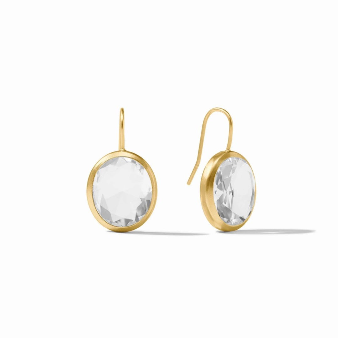 Clear Crystal Laguna Stone Earrings