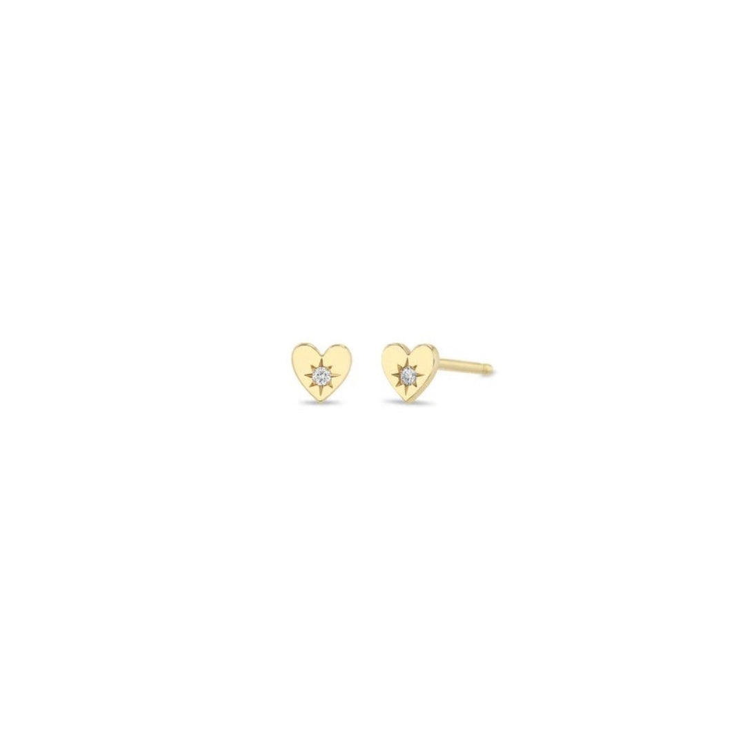 Itty Bitty Heart Stud Earrings