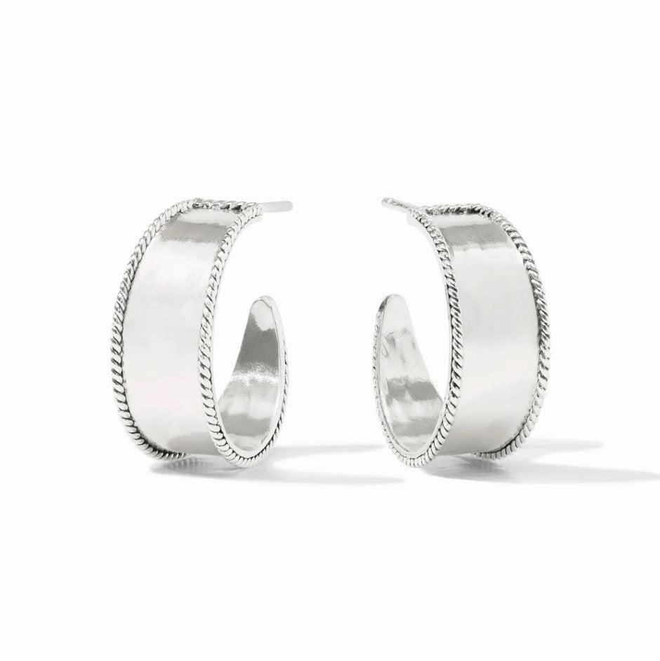 Silver Savoy Hoop Small