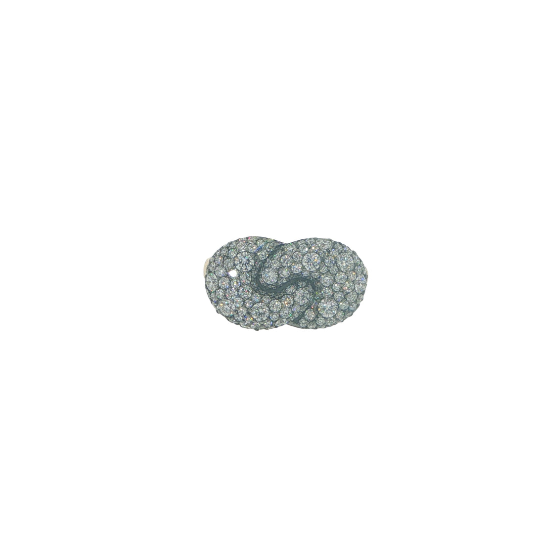 Interwoven Diamond Ring - Size 7