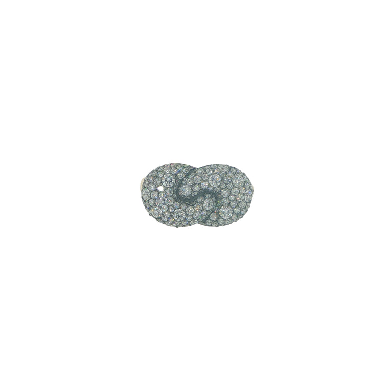 Interwoven Diamond Ring - Size 7