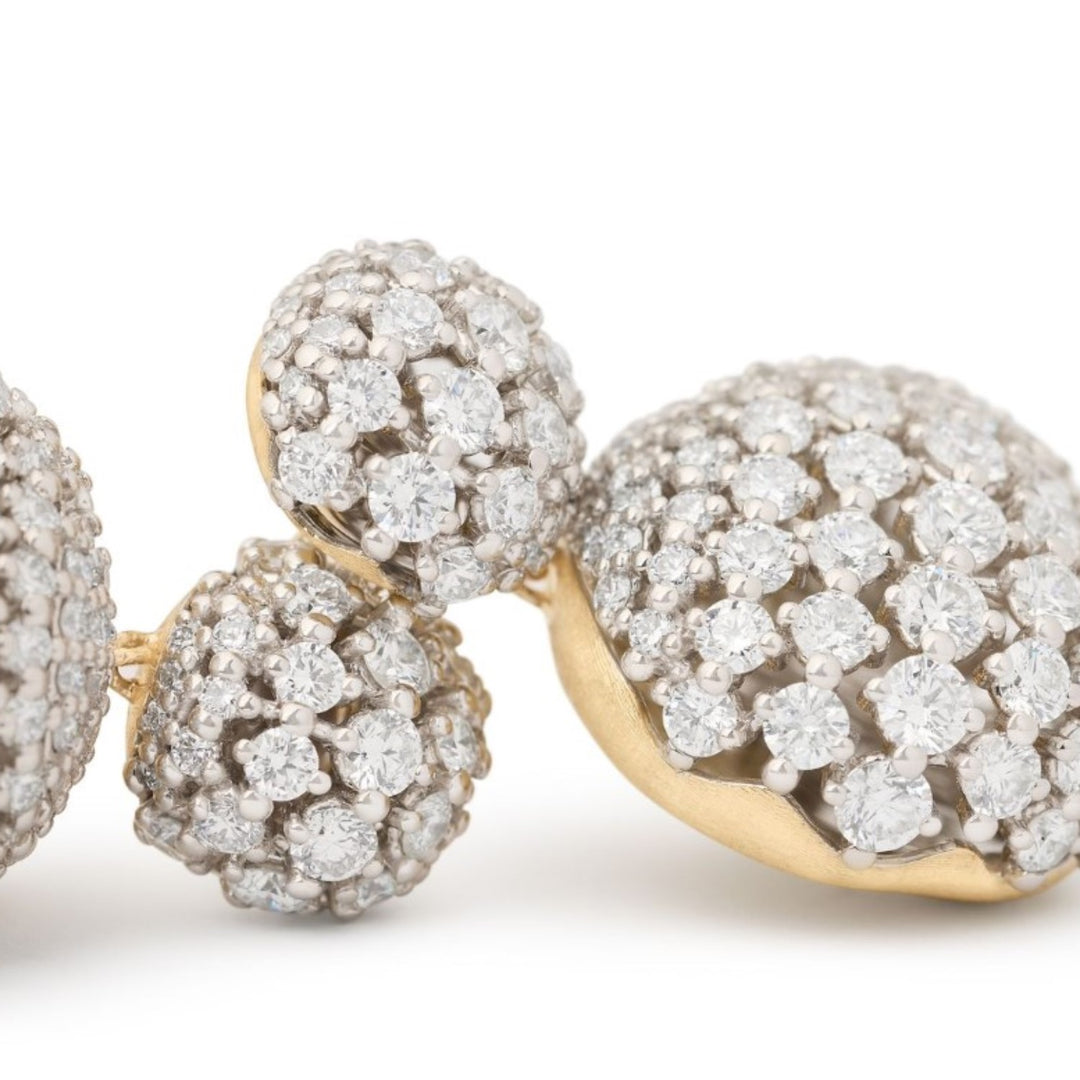18K Africa Alta Diamond Drop Earrings