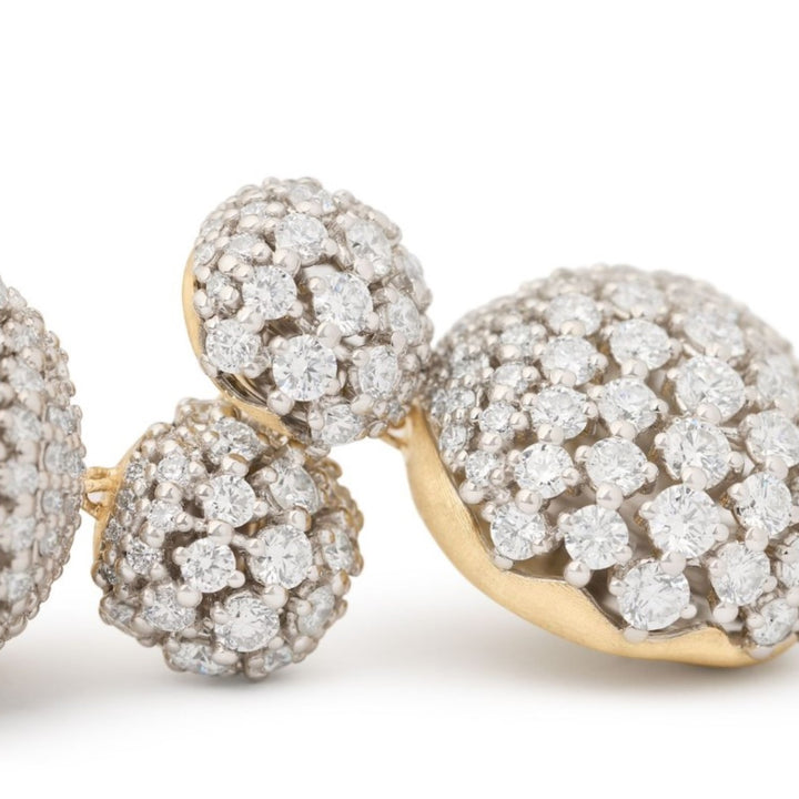 18K Africa Alta Diamond Drop Earrings