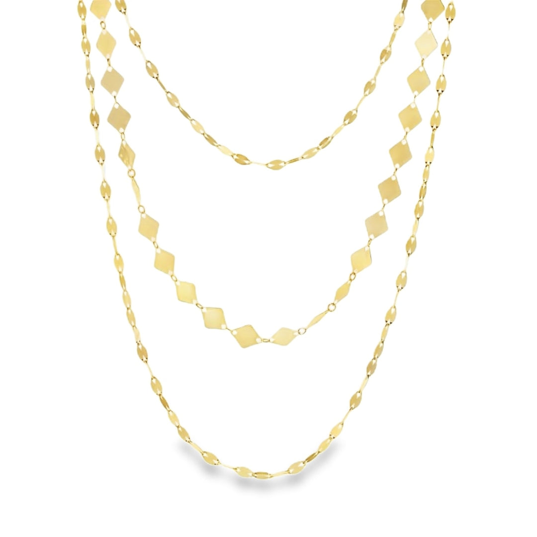 Triple Strand Kite Remix Necklace