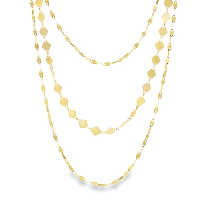 Triple Strand Kite Remix Necklace