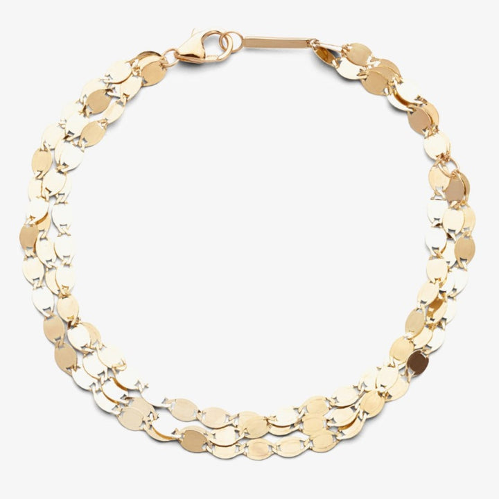 Multi Nude Chain Bracelet