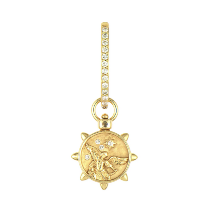 Cross/Archangel Michael Double Sided Top Switch Charm - Single