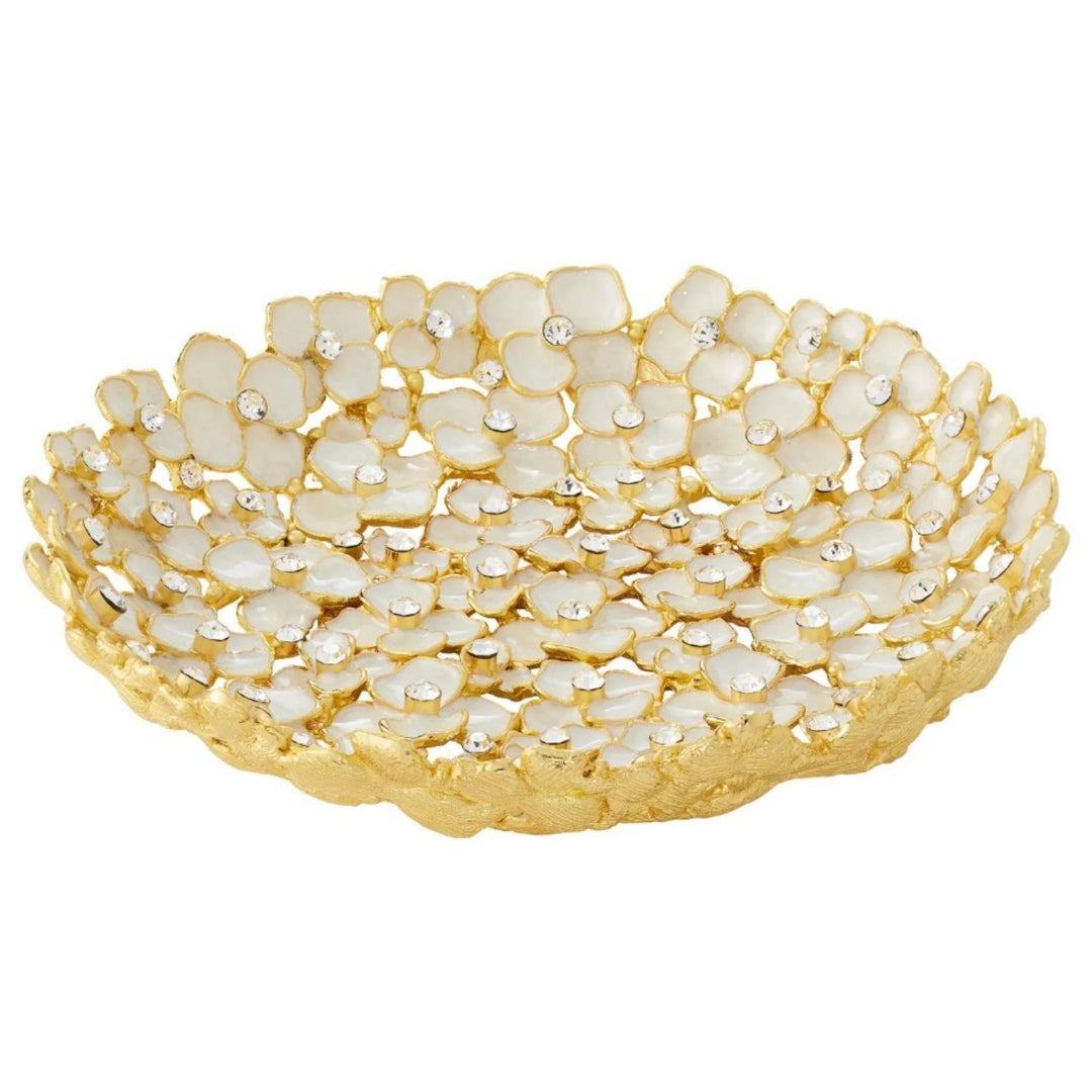 Gold Dogwood Catchall Bowl