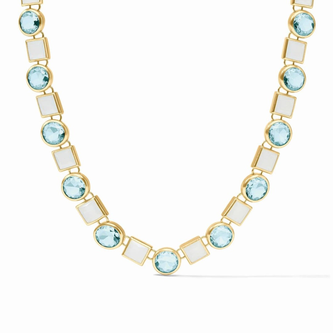 Aquamarine Blue Jolie Tennis Necklace