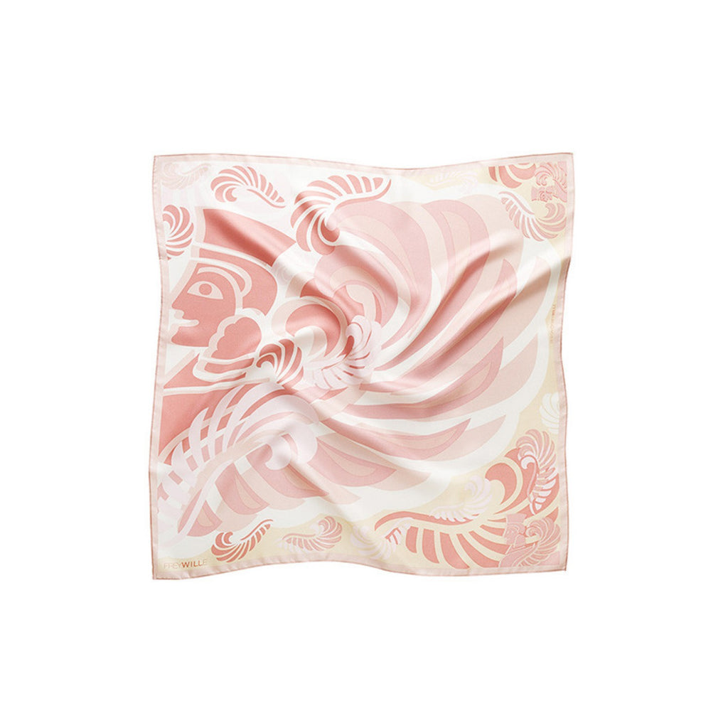 Blush Magic Sphinx Silk Scarf | Cathy Eastham Fine Jewelry