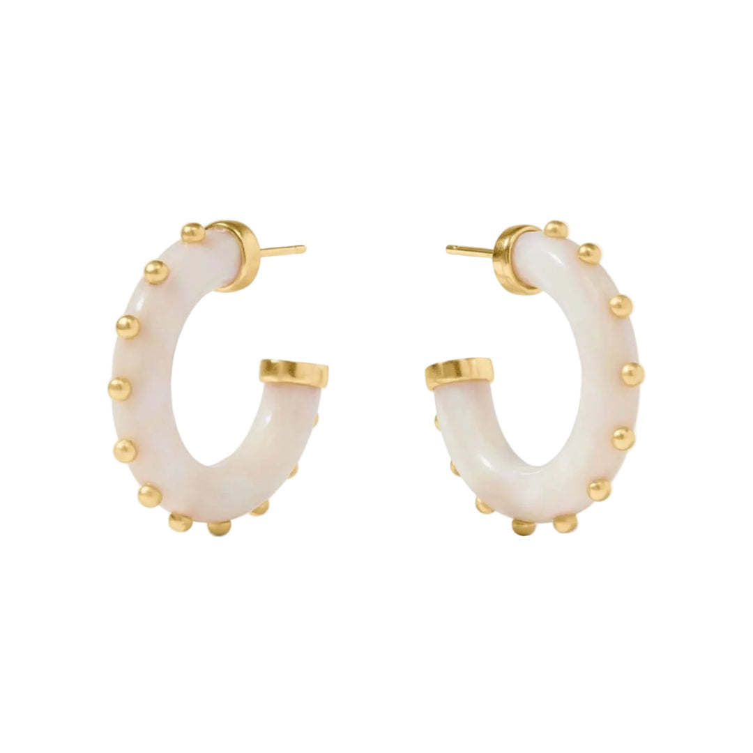 Alabaster Colette Hoop - Medium