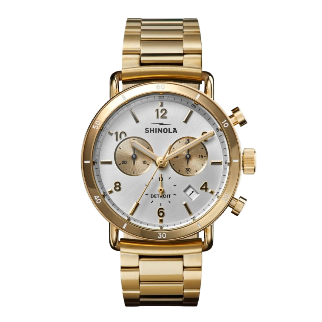 Gold Canfield Sport Chronograph Watch 40mm