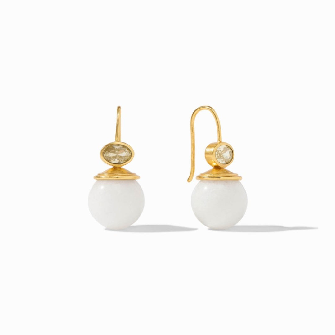 White Jade Portofino Demi Earrings