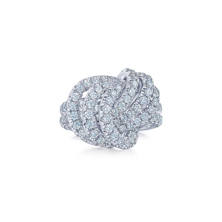 Entwine Open Knot Diamond Ring - Size 6.75
