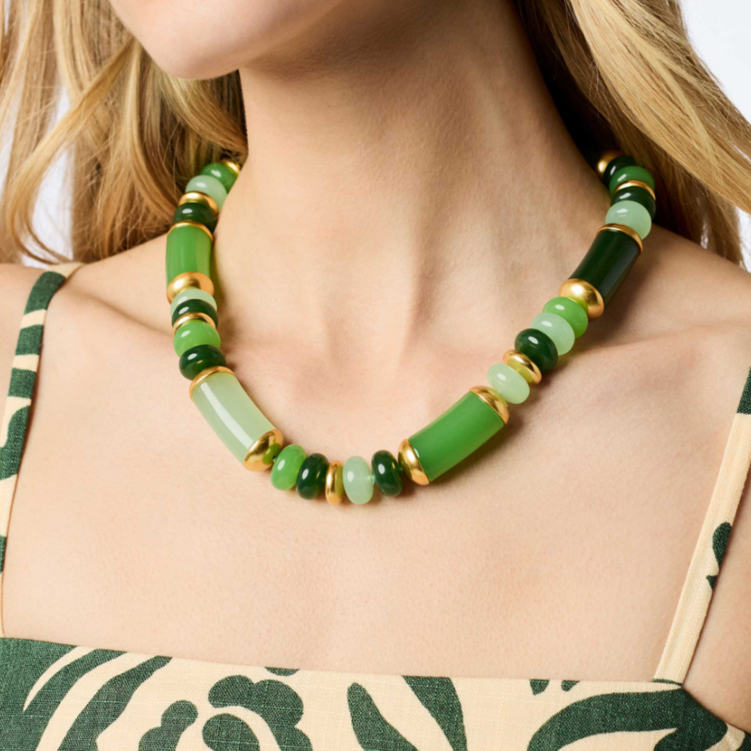 Green Apple Amalfi Statement Necklace