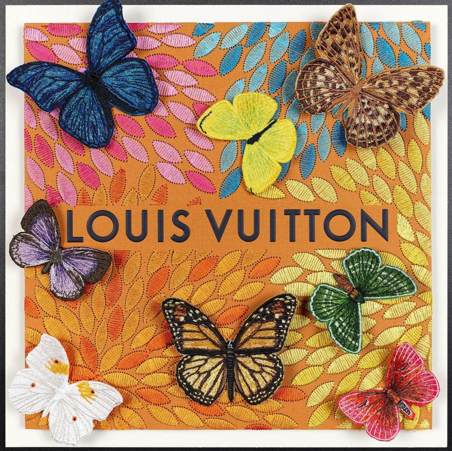 Louis Vuitton Floral Petals 12x12